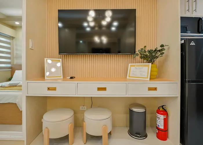 The Sunny Flat At Fame Residences Near Sm Megamall, Shangrila 4* Manila