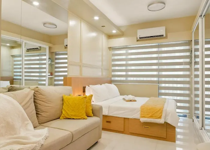 The Sunny Flat At Fame Residences Near Sm Megamall, Shangrila Aparthotel