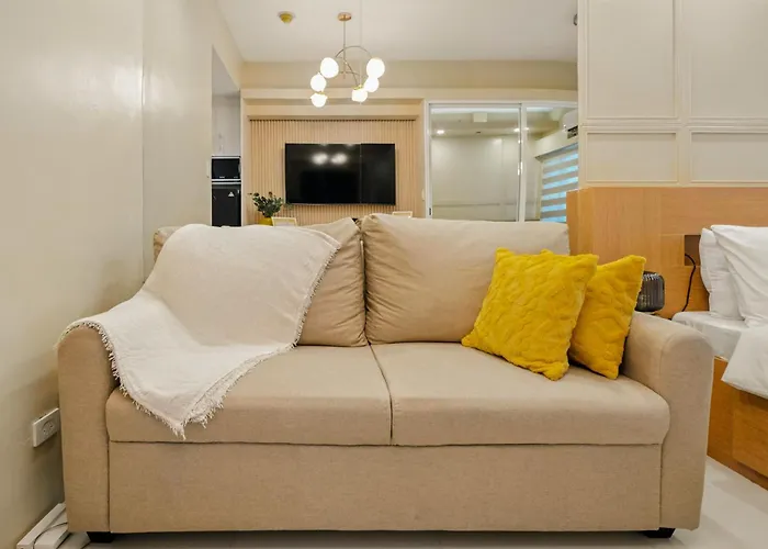 Aparthotel The Sunny Flat At Fame Residences Near Sm Megamall, Shangrila Manila